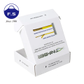 Custom printed white corrugated colored shipping boxes